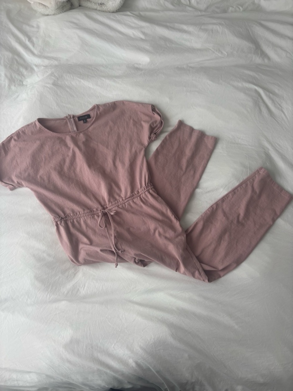 Roolee Dusty Pink Lounge Jumpsuit Size Small